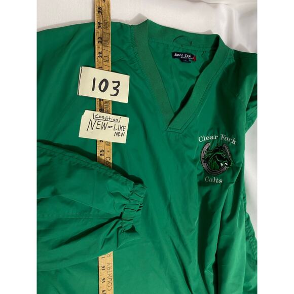 Clear Fork High School Green Jacket pullover windbreaker size 6XL - Picture 4 of 7
